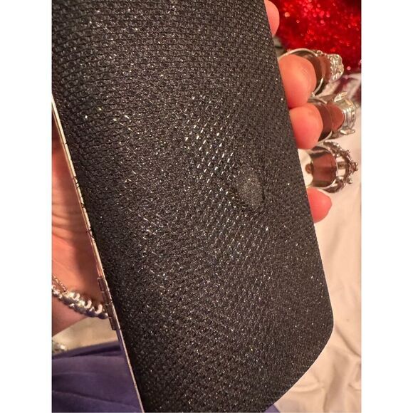 Vintage goth glam finger clutch triple ring/cosmetic makeup case/bag lion crown - Picture 6 of 9